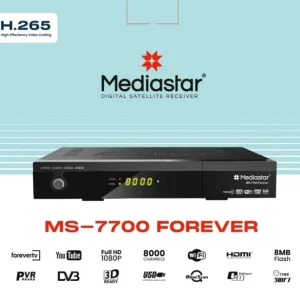 گیرنده دیجیتال مدیا استار مدل MS-7700 FOREVER ورژن جدید h265