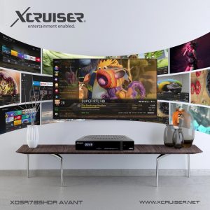 گیرنده دیجیتال ایکس کروزر مدل ۷۸۵ آوانت فورکی4k اندرویدی با دانگل دیجیتال HDR