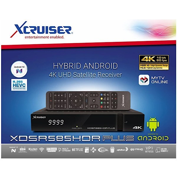 گیرنده دیجیتال ایکس کروزر مدل ۷۸۵ آوانت فورکی4k اندرویدی با دانگل دیجیتال HDR